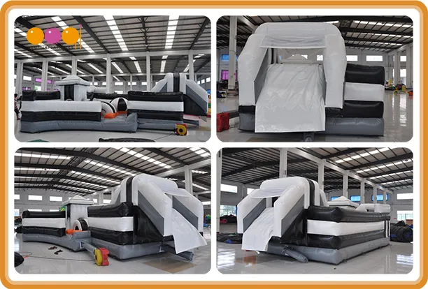 Black and White Inflatable Amusement Park Inflatable Item (AQ13229)