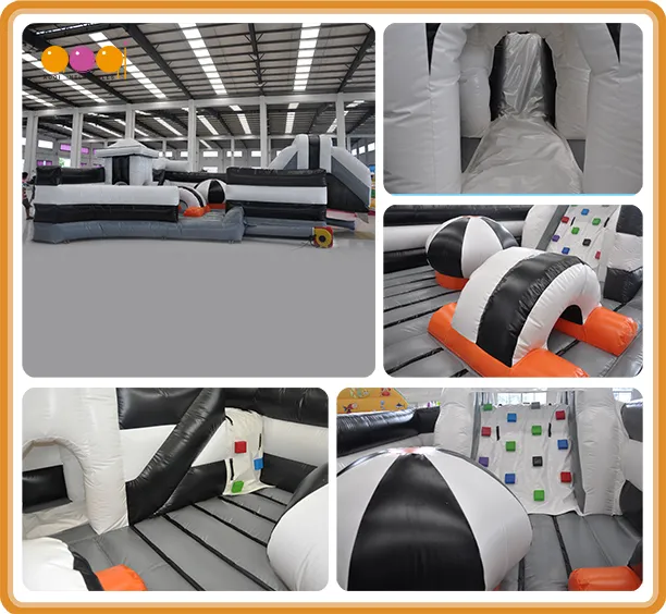 Black and White Inflatable Amusement Park Inflatable Item (AQ13229)