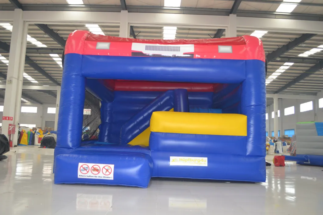 Blue Car Inflatable Bouncer (AQ741-1)