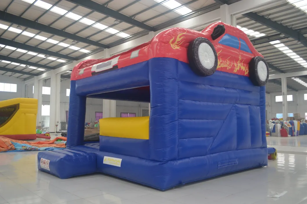 Blue Car Inflatable Bouncer (AQ741-1)