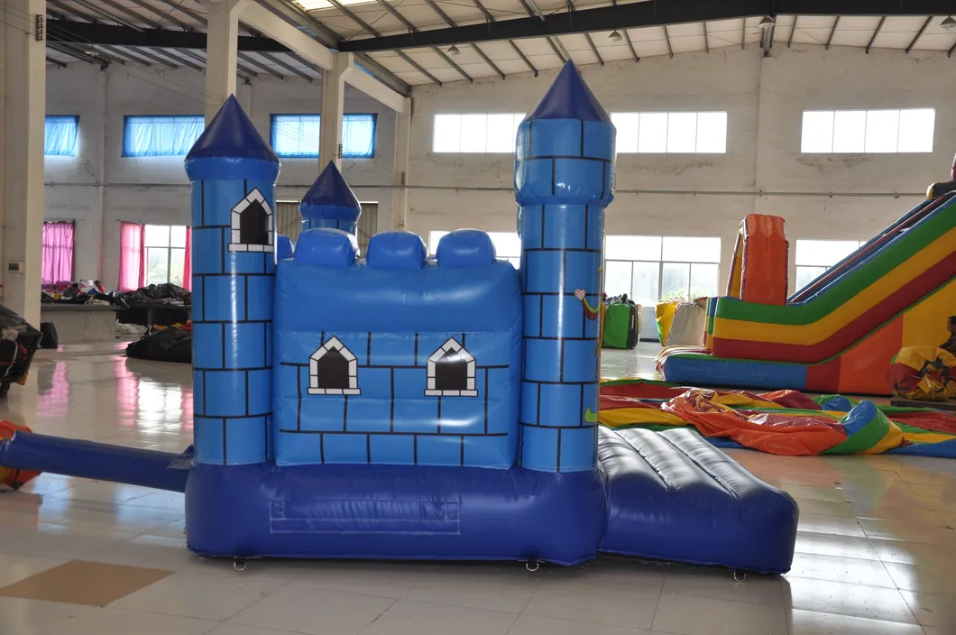 Blue Clown Inflatable Castle Bouncer (AQ514-2)