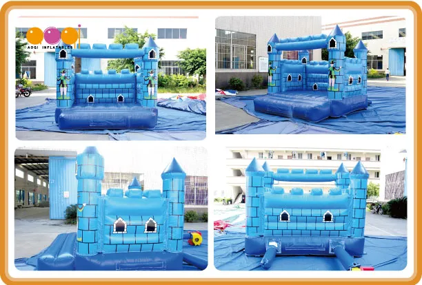 Blue Clown Inflatable Castle Bouncer (AQ514-2)