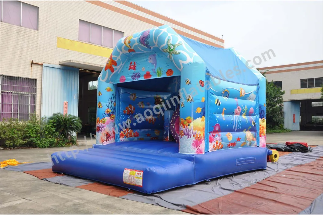 Blue Inflatable Ocean Bouncer for Park (AQ01852-2)