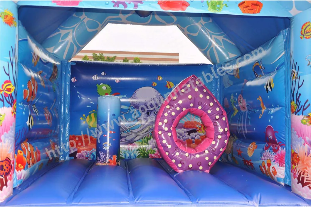 Blue Inflatable Ocean Bouncer for Park (AQ01852-2)