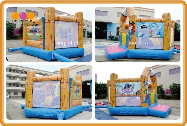 Cartoon Printing Inflatable Jumping Bouncer for Kids (AQ01101)