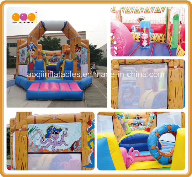 Cartoon Printing Inflatable Jumping Bouncer for Kids (AQ01101)