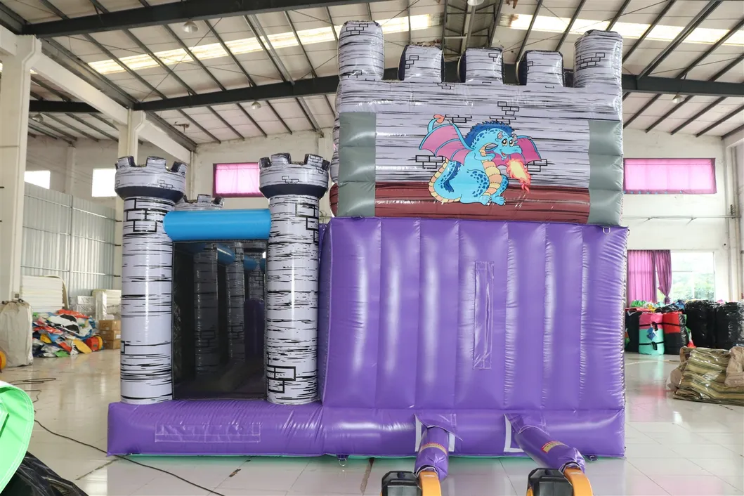 Castle Theme Inflatable Slide (AQ07102-36)