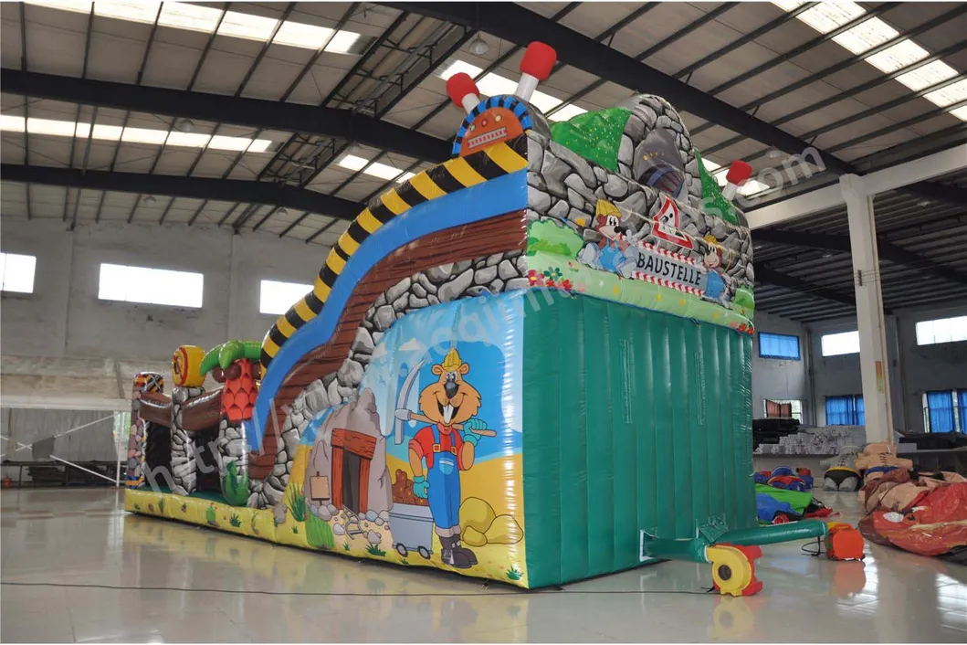 Coal Mine Site Inflatable Slide Fun City (AQ01833)