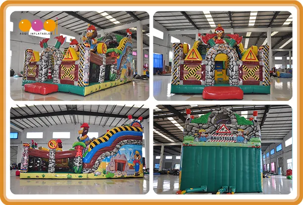 Coal Mine Site Inflatable Slide Fun City (AQ01833)