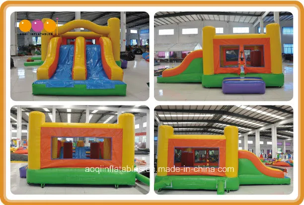 Colorful Combo Jumping Bouncer Inflatable with Slide (AQ720-8)