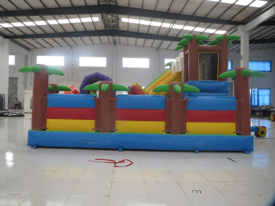 Colorful Inflatable Game Toy Jungle Fun City (AQ1314-2)