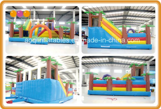 Colorful Inflatable Game Toy Jungle Fun City (AQ1314-2)