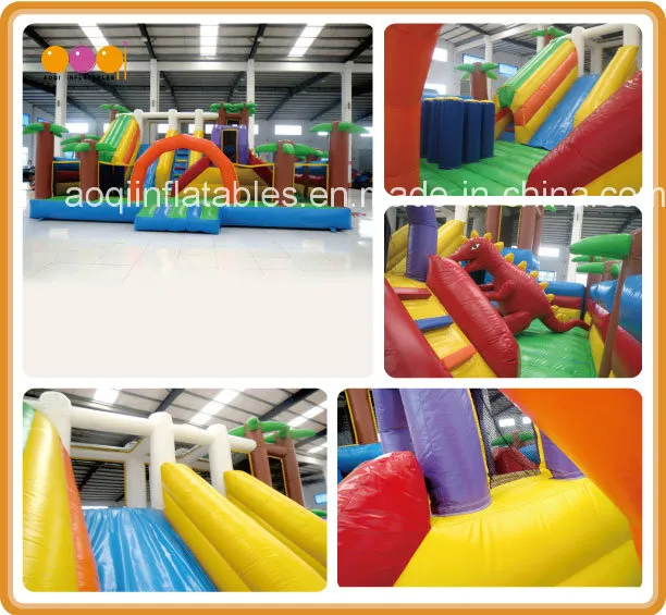 Colorful Inflatable Game Toy Jungle Fun City (AQ1314-2)