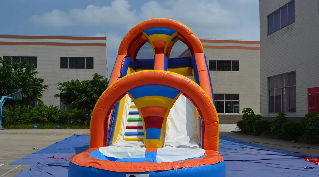 Colorful Inflatable Pool Water Slides Summer Slide (AQ1007)