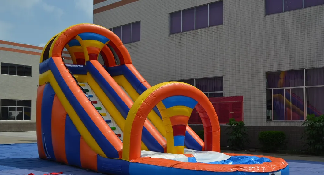 Colorful Inflatable Pool Water Slides Summer Slide (AQ1007)