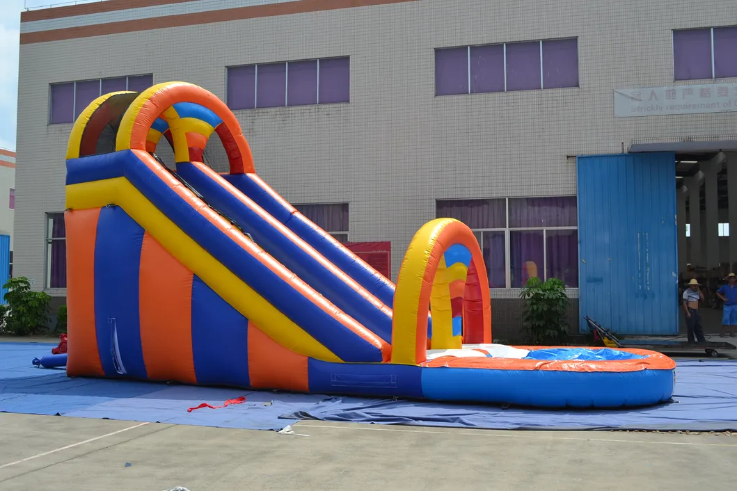 Colorful Inflatable Pool Water Slides Summer Slide (AQ1007)