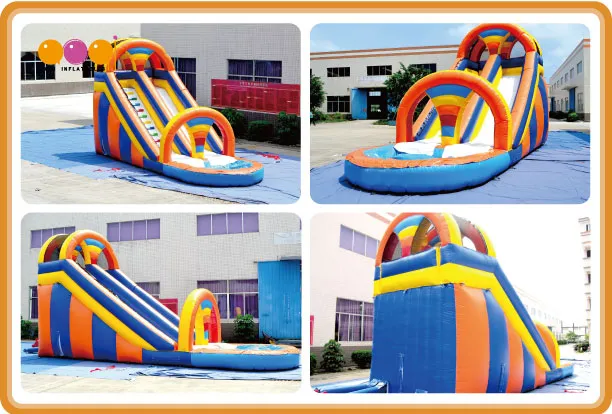 Colorful Inflatable Pool Water Slides Summer Slide (AQ1007)