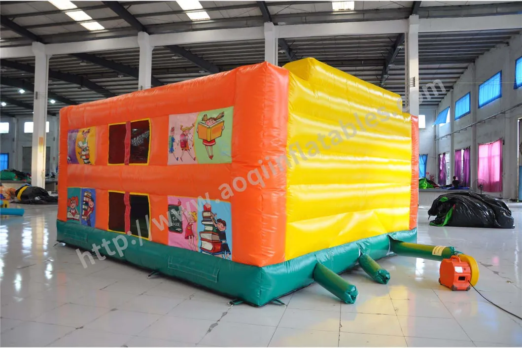 Commercial Inflatable Jumping Moonwalk School Bounce House Inflatable Bouncer (AQ13204)