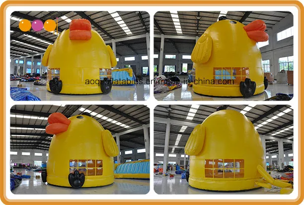 Community Children Toy Chicken Inflatable Moonwalk Chook Bouncer (AQ356)