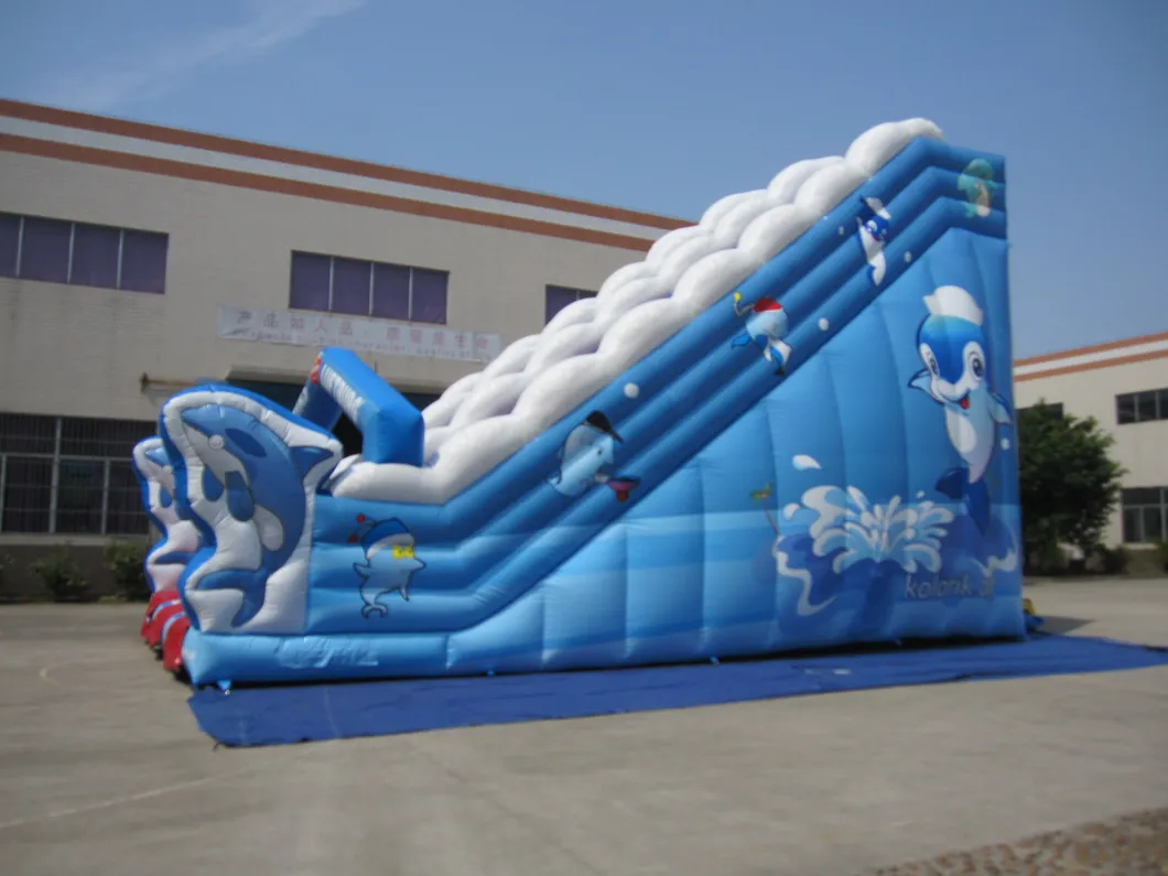 Durable Lane Gaint Inflatable Ocean Slide (AQ01138)