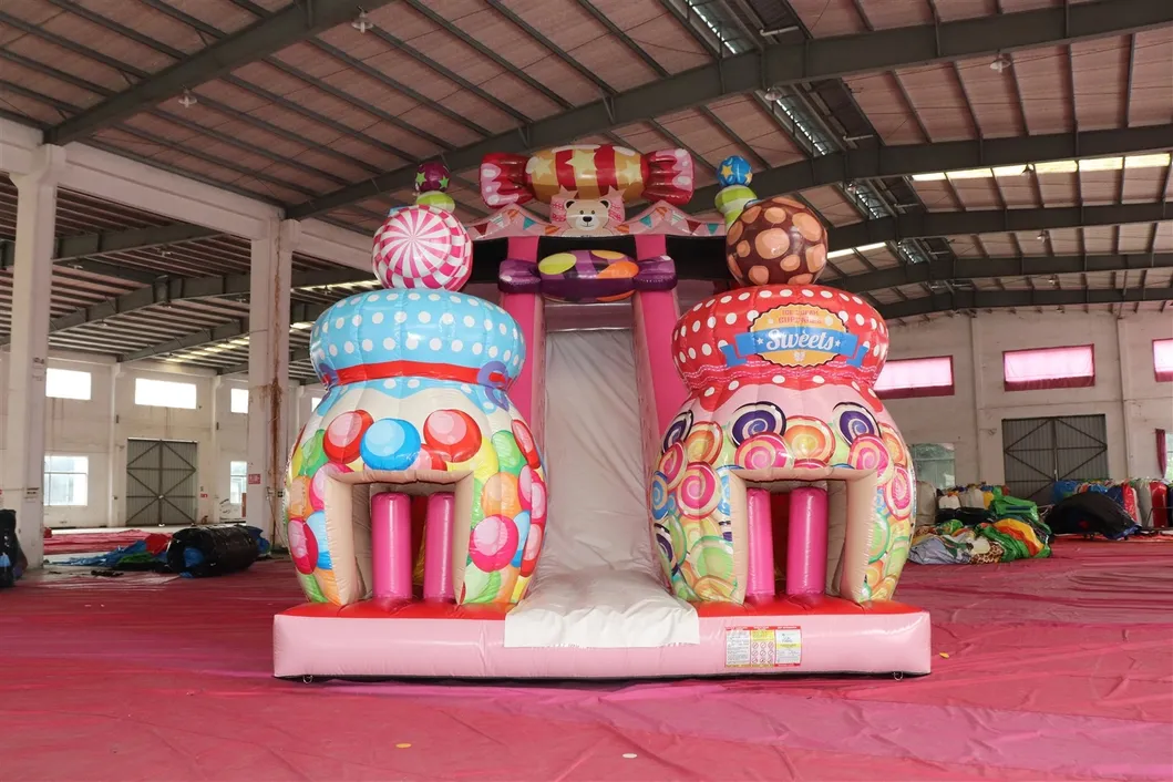 Factory Candy Commercial Inflatable Combo with Slide (AQ01756)