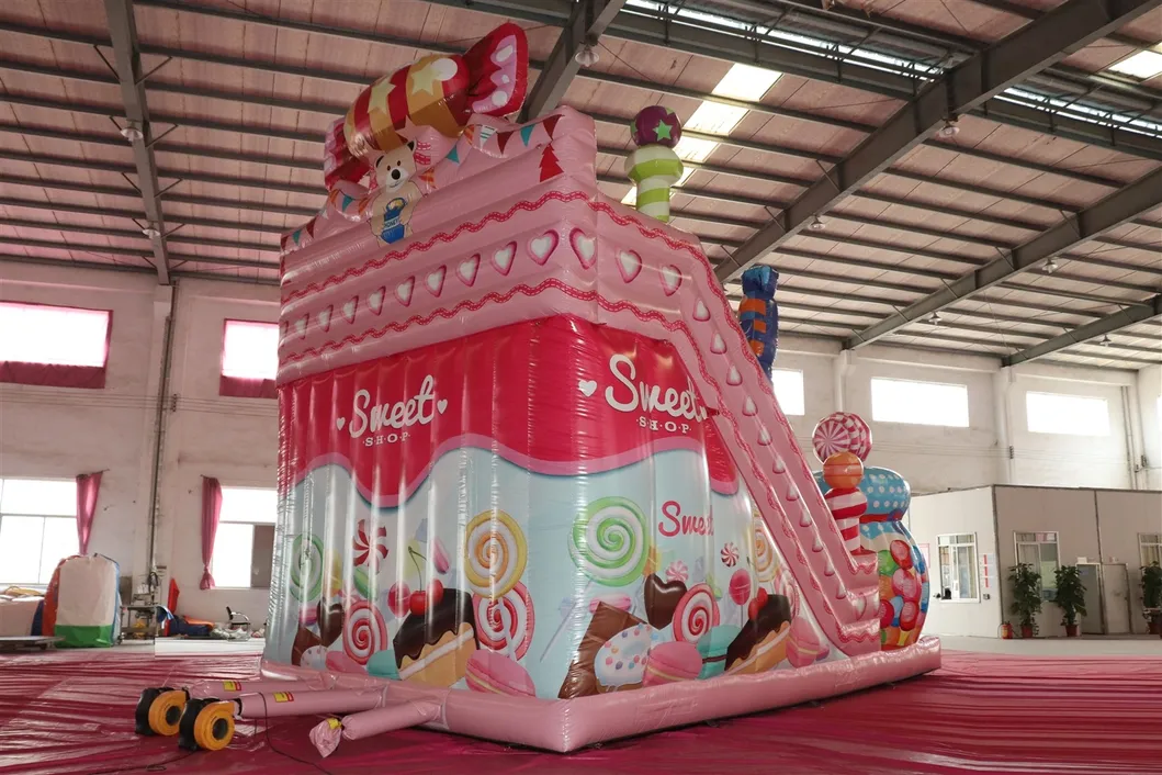 Factory Candy Commercial Inflatable Combo with Slide (AQ01756)