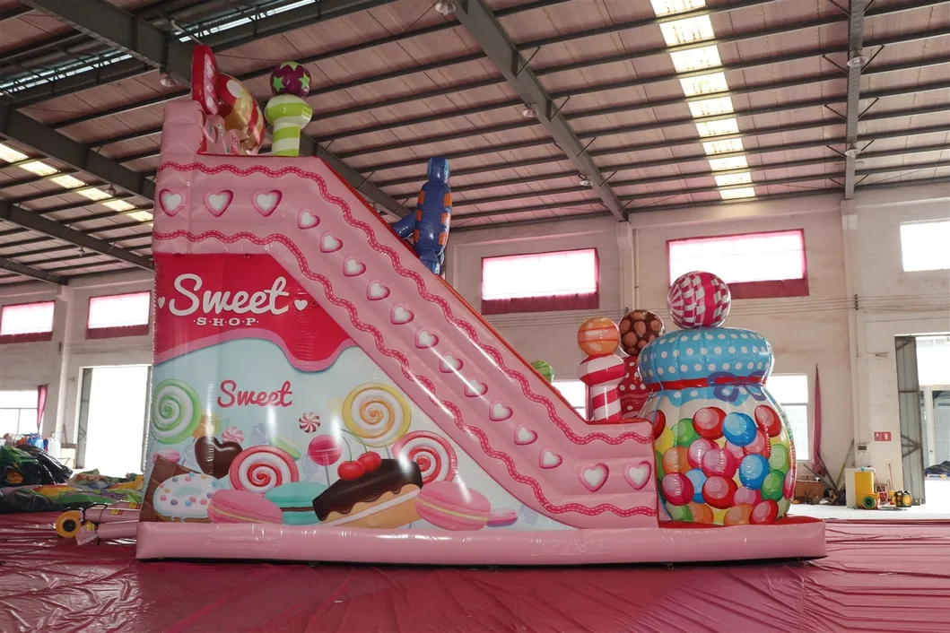 Factory Candy Commercial Inflatable Combo with Slide (AQ01756)