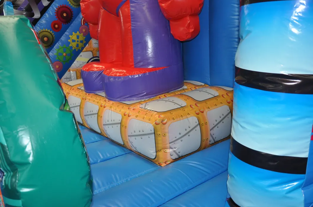 Factory Price Bouncer and Slide Robot Theme Inflatable Combo (AQ01781)