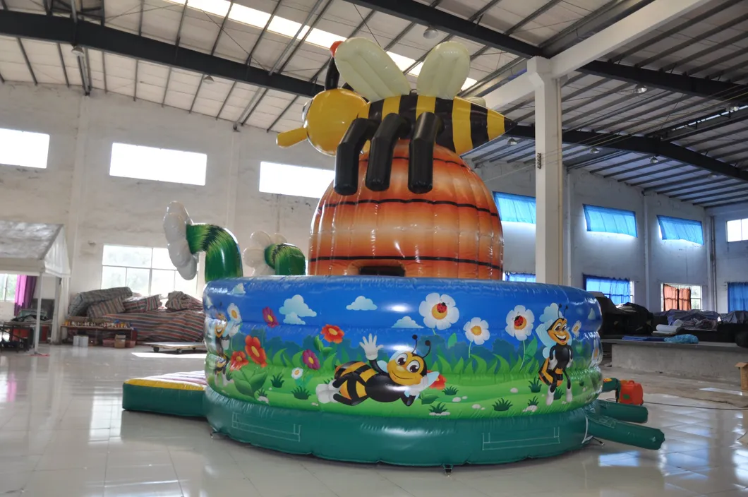 Factory Price Kindergarten Toy Children Amusement Equipment Bee Inflatable Bouncer (AQ01827)