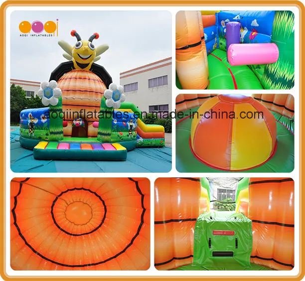 Factory Price Kindergarten Toy Children Amusement Equipment Bee Inflatable Bouncer (AQ01827)