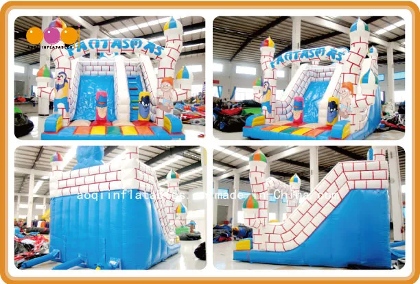 Fantasy Castle Inflatable Slide Inflatable Games on Sale (AQ09164)