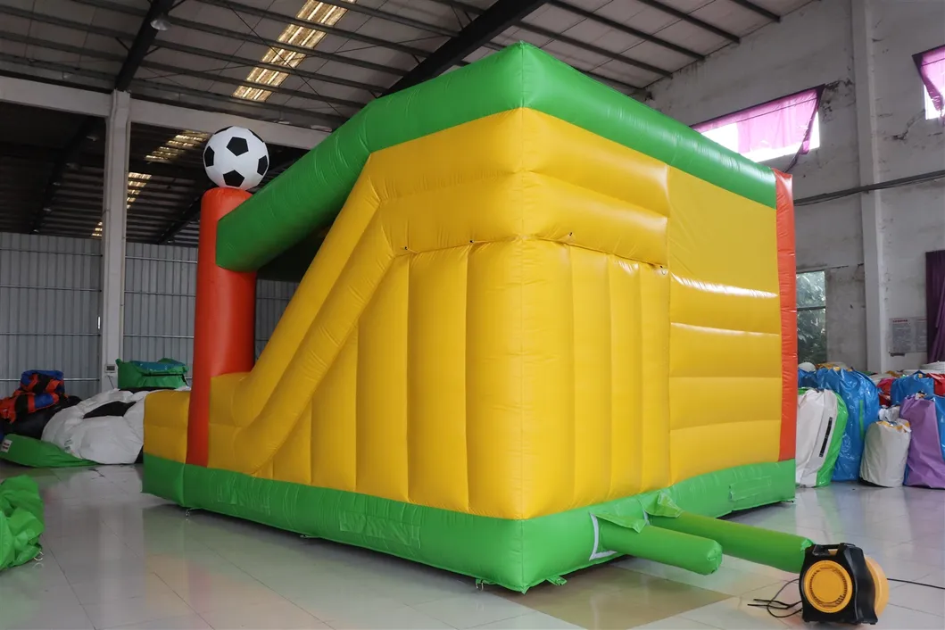 Football Theme Inflatable Combo Playground with Slide for Kids (AQ749-2)