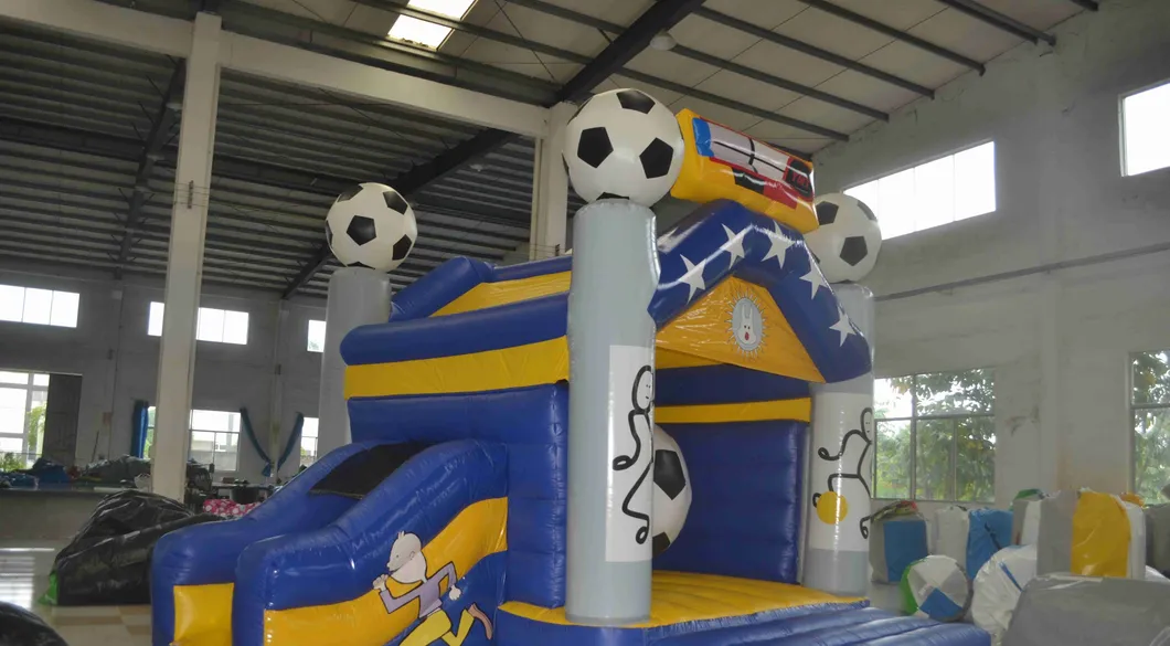 Football Theme Inflatable Jumper for Amusement (AQ627)