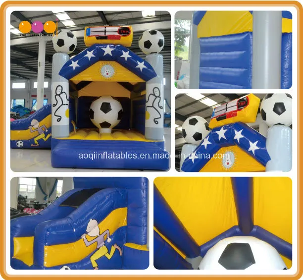 Football Theme Inflatable Jumper for Amusement (AQ627)