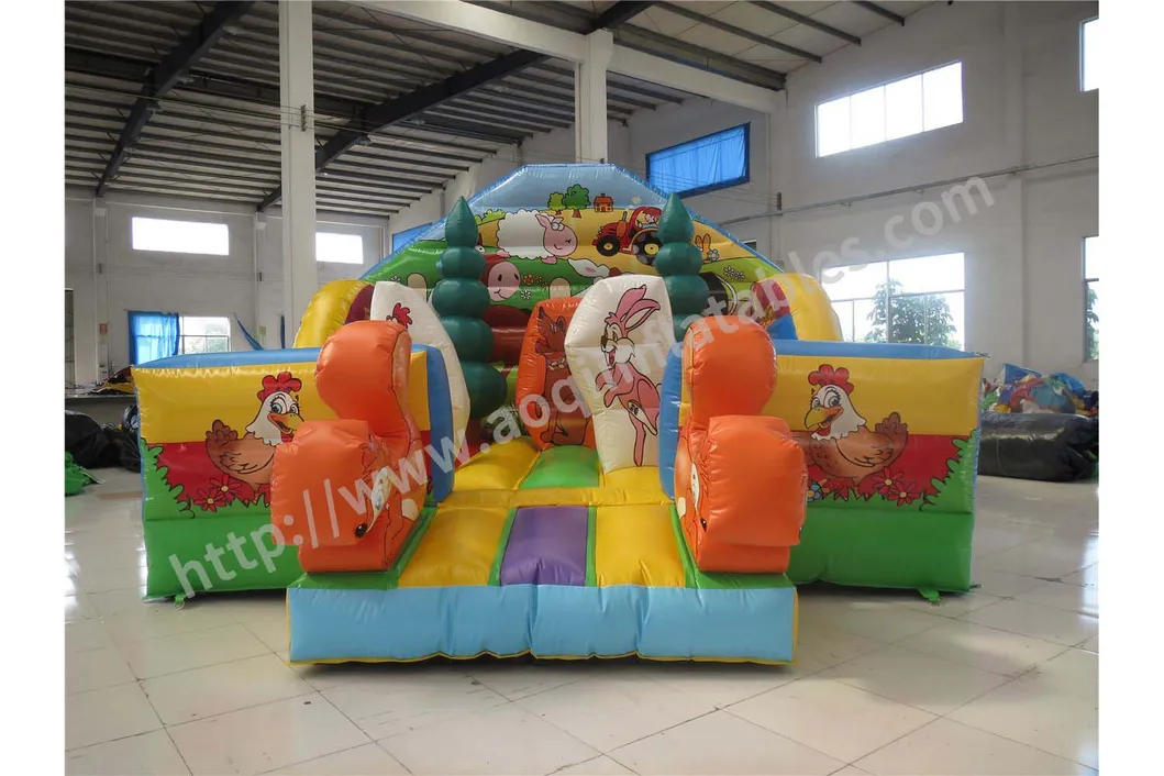 Fun Animal World Bouncer Inflatable Bouncer (AQ0198)