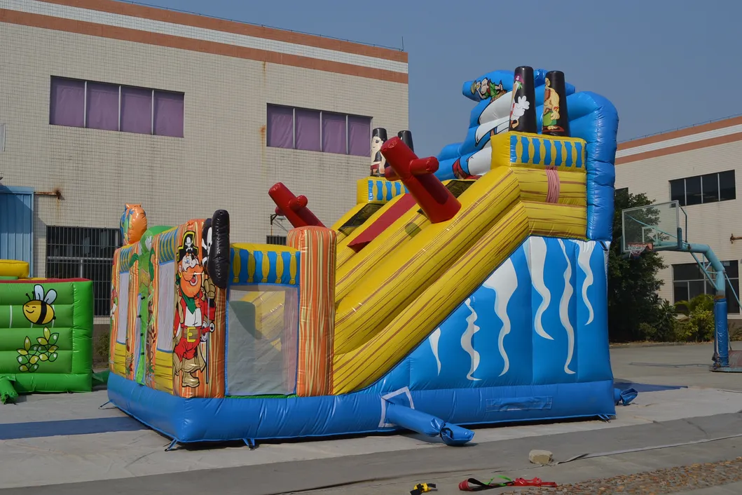 Giant Inflatable Trampoline Pirate Slide (AQ0141-5)