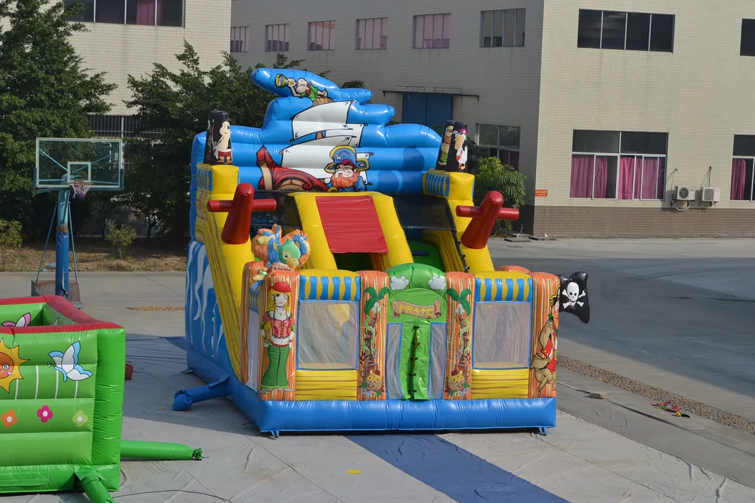 Giant Inflatable Trampoline Pirate Slide (AQ0141-5)