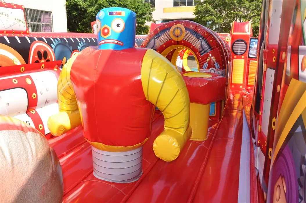 Giant Robot Theme Inflatable Playground for Amusement (AQ0104-1)