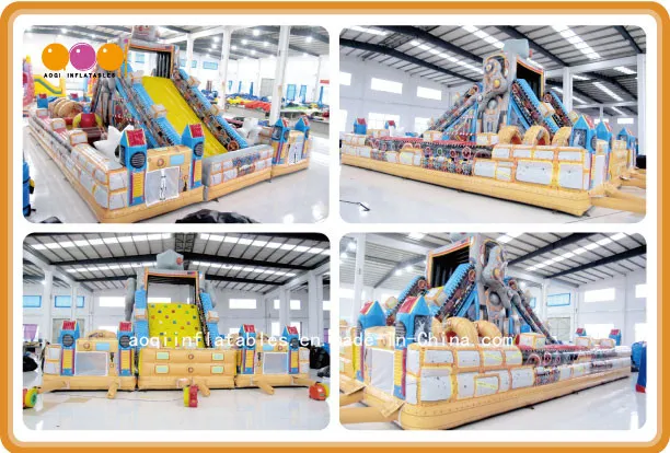 Giant Robot Theme Inflatable Playground for Amusement (AQ0104-1)