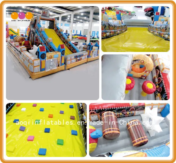 Giant Robot Theme Inflatable Playground for Amusement (AQ0104-1)