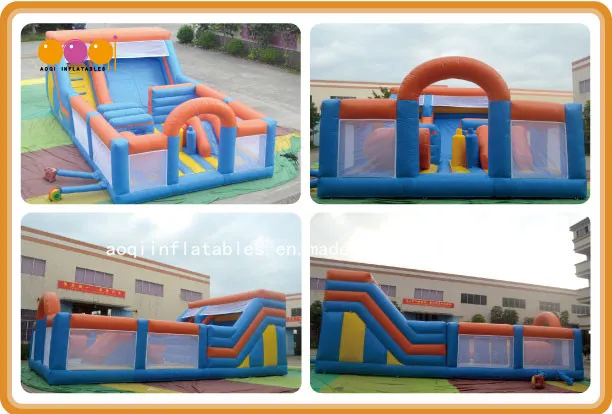 Good Quality Park Equipment Children Inflatable Toy Interesting Inflatable Fun City (AQ13181)