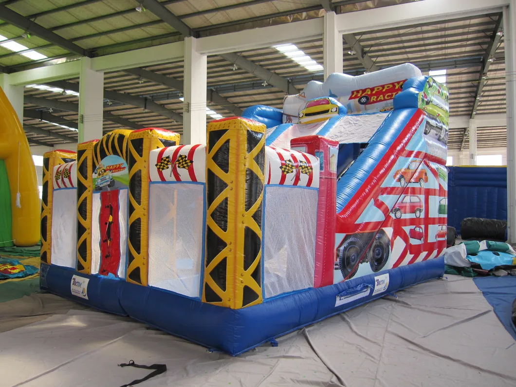 Happy Racing Inflatable Standard Slides Kids Big Slide for Sale (AQ0141-1)