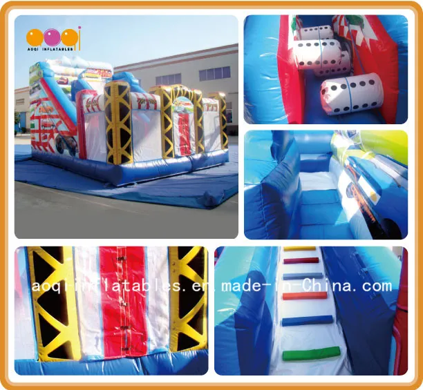 Happy Racing Inflatable Standard Slides Kids Big Slide for Sale (AQ0141-1)