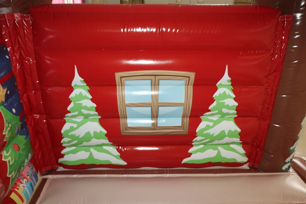 Inflatable Castle Xmas Themed Jumping House Inflatable Bounce Slides