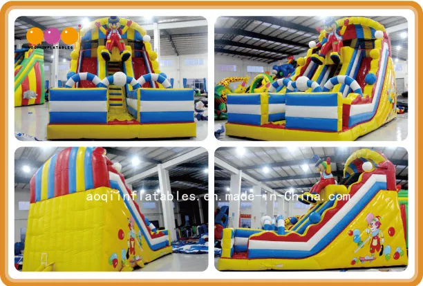 Inflatable Clown Standard Two-Path Slides (AQ905)