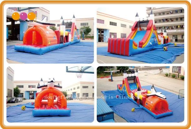 Inflatable Missile Base Obstacles Course (AQ1483)