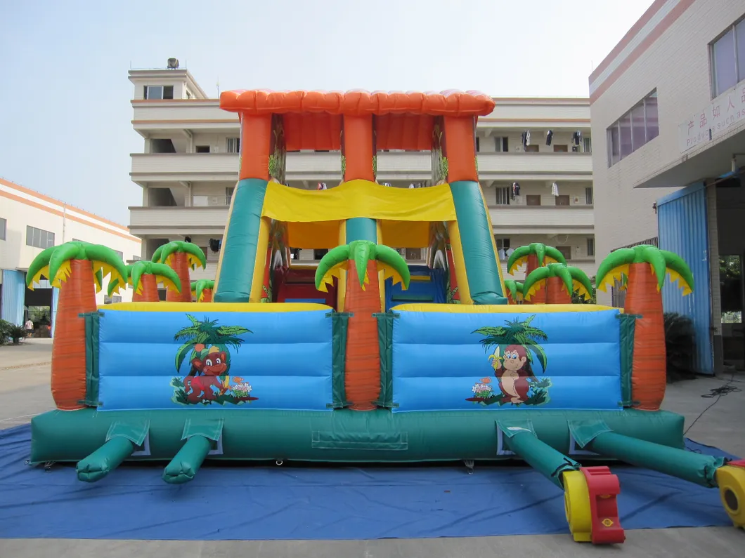 Inflatable Monkey Fun City Bouncy Castle for Amusement Park (AQ0179)