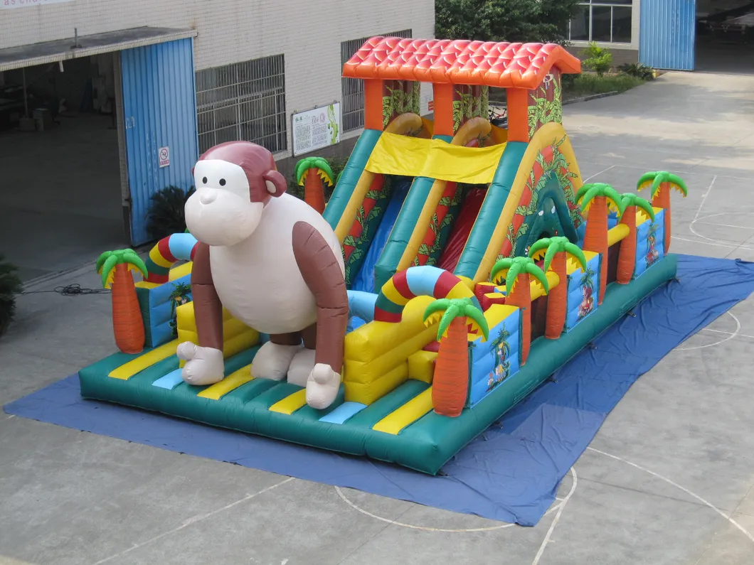 Inflatable Monkey Fun City Bouncy Castle for Amusement Park (AQ0179)