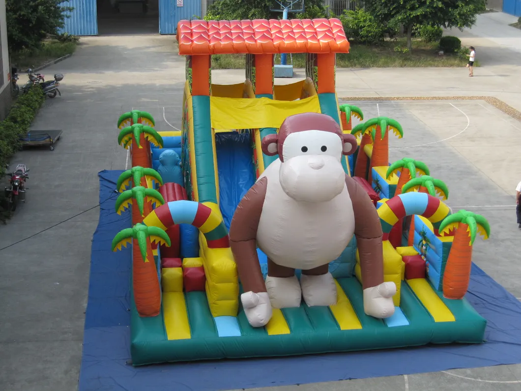 Inflatable Monkey Fun City Bouncy Castle for Amusement Park (AQ0179)