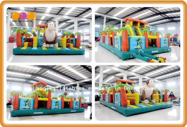 Inflatable Monkey Fun City Bouncy Castle for Amusement Park (AQ0179)